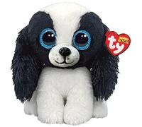 TY Beanie Boos czarno/biały pies Sissy, 15 cm