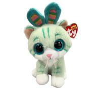 Ty Beanie Boos - Gato de Goma de mascar primaveral, Color Verde Azulado