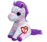 Ty Beanie Boos - Hayden el Caballo con Ojos morados Grandes y Brillantes, el Peluche con Ojos Grandes Brillantes - 15 cm - T37378