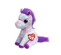 Ty Beanie Boos - Hayden el Caballo con Ojos morados Grandes y Brillantes, el Peluche con Ojos Grandes Brillantes - 15 cm - T37378