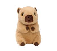 Ty Beanie Boos - Lara el Capibara con Ojos Dorados Grandes y Brillantes, el Peluche con los Ojos Grandes Brillantes - 15 cm - T37391