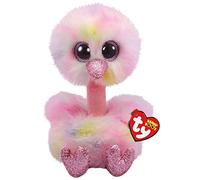 TY - Beanie Boo's - Peluche de Avestruz, TY36304, Rosa, 40 cm