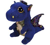 TY- Beanie Boo's Saffire, dragón, Color azul, 23 cm (United Labels Ibérica 37260TY) , color/modelo surtido