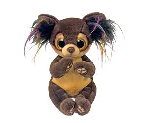 TY Beanie Boos - T37393 - T37393 Toffee el Chihuahua con Ojos Amarillos Grandes y Brillantes, 15 cm
