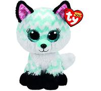 TY- Atlas Fox Beanie Boo Medium Zorro Animal de Peluche, Multicolor, 24 CM (36491)
