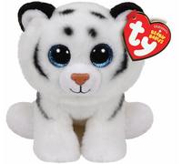 TY - Classics Tundra, tigre de peluche, 15 cm, color blanco (42106TY) , color/modelo surtido