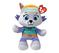 Ty - Colección Paw Patrol, Everest, Todos los héroes del Equipo de los Cachorros en versión Floppy, Suave Peluche para coleccionar, Idea de Regalo para Grandes y pequeños - 20 cm - T44015