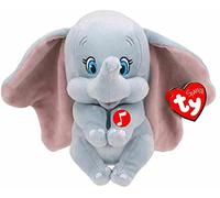 TY Elephant Reg Dumbo W/Sound Beanie BABIE-Disney, Multicolor, Normal (41095)