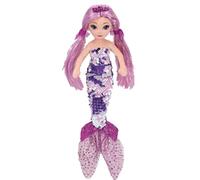 TY flippables-Peluche Lentejuelas Lorelei la Sirena Viola, ty02101