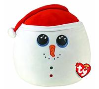 TY Flurry Schneemann Squish Kissen, 30-35 cm