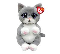 TY Morgan Gato Beanie Bellie Regular 6" | Beanie Baby Peluche Suave | Coleccionable Peluche Peluche Acogedor
