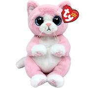 TY Lillibelle Gato Beanie Bellie Regular 6 Pulgadas | Beanie Baby Peluche Suave | Coleccionable Peluche de Peluche Acogedor