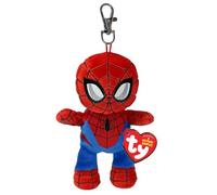 TY Llavero de peluche suave de Spiderman de Marvel