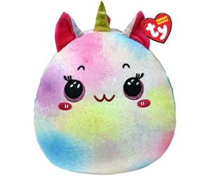 Ty Maisie Unicorn Squish a Boo 14 Pulgadas - Squishy Beanies for Kids, Baby Soft Plush Toys - Collectible Cuddly Stuffed Teddy