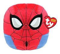 Ty Marvel Squish a Boos - Cojín Spiderman 35 cm - TY39352 - Rojo, Azul - a Partir de 3 años
