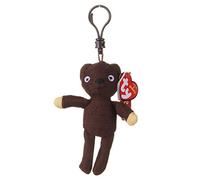 TY Mr. Bean - Llavero con Clip de Peluche de 4 Pulgadas, Llavero para niños, Bonito y cómodo, llaveros y llaveros de Juguete de Peluche