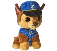 TY Patrulla Canina Chase 15 cm (41208TY) (United Labels Ibérica | Chase, Peluche suave para abrazar, 15 cm