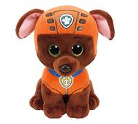 TY- Paw Patrol Patrulla Canina, Zuma, Color marrón, naranja, 23 cm (United Labels Ibérica 96324TY)