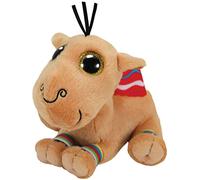 Ty - Peluche - Beanie Boos - Camello - Jamal - Marrón con Joroba roja - Ojos Dorados Grandes y Brillantes - El muñeco Suave con Ojos Grandes Brillantes - 28 Cm - 36452