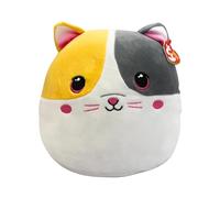 TY Peluche de gato - Squishy Beanie de 10 pulgadas | Juguete de peluche suave para niños, juguete de peluche de coleccionista