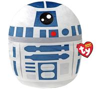 TY R2D2 Disney Star Wars Squish-A-Boos 10 Pulgadas, con Licencia Beanie Baby Soft Plug, Coleccionable Peluche Peluche