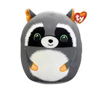 TY Schlauer Mapache - Squishy Beanie 10" | Juguete de peluche suave para niños, juguete de peluche, peluche coleccionable