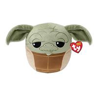 TY Star Wars Yoda Squish-A-Boo 10 Pulgadas | Animal de Peluche Suave con Licencia Oficial | Peluche Suave para coleccionar