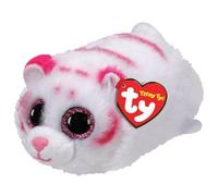TY- Tabor Tiger Animal de Peluche, Color Pink/White, 10 CM (42150)