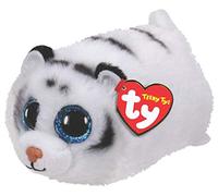 TY- Tundra Tiger Tigre Animal de Peluche, Color Blanco, 10 CM (42151)