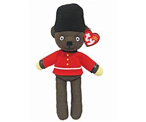 TY Toys Mr. Bean Guardsman - Peluche Suave Beanie Baby - Peluche Coleccionable