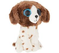 Ty UK Ltd- Muddles Brown & White Dog Beanie Boo Peluche, Multicolor (36249)