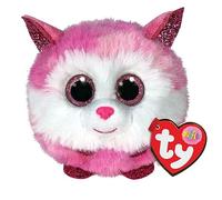 Ty UK Ltd- Princess Pink Husky Puffies Peluche, Multicolor (42522)