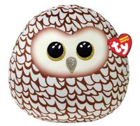TY Whoolie Owl Squish a Boo 10 pulgadas - Gorros blandos para niños, juguetes de peluche blandos para bebé, peluche coleccionable