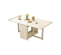 TY&WJ Mesa De Comedor Extensible con Alas Abatibles, Mesa De Cocina De Madera Expandible, Mesa Rectangular Plegable Y Móvil para Sala De Estar, Estilo Granja, Ahorro De Espacio,B,1.4m