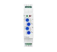 TY09-M1 M2 interruptor de relé temporizador de retardo cíclico SPDT 220V 16A AC/DC12V-240V 50/60Hz 0,1 s-100 días 2SPDT Din Rail 1 Uds(TY09-M1 AC230V)