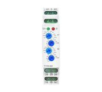 TY09-M1 M2 interruptor de relé temporizador retardo cíclico SPDT 220V 16A AC/DC12V-240V 50/60Hz 01s-100 días 2SPDT Din Rail(TY09-M2 AC230V)