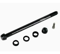 Tyafzzn Eje tubular, remolque de bicicleta M12 x 1,0, 168-178 mm, enganche de remolque para bicicleta, eje de longitud ajustable, eje insertable con adaptador de eje de bicicleta para la mayoría de
