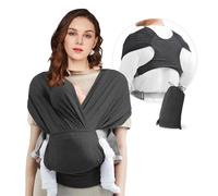 Tyafzzn Fular portabebés recién nacido con hebillas, camiseta elástica para bebés de 7 a 44 lb(3,18-19,96 kg), manos libres estable y ergonómica