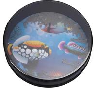 Tyatiyzn Percusión Ocean Drum, Ocean Drum para terapia sonora, Tambor de onda lleno de bolas de acero.(coloreado)