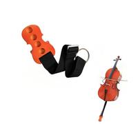 Tyatiyzn Soporte Para Contrabajo/Violonchelo Antideslizante, Accesorios para Violonchelo, Madera Maciza de Arce para Chelo Cinturon Cello Endpin Stopper con 4 Agujeros
