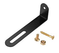 Tyatocepy Piezas de Soporte para Guitarra EléCtrica Soporte de Placa de Rascar con Tuerca Tornillos Dorados para LP Golpeador de Guitarra