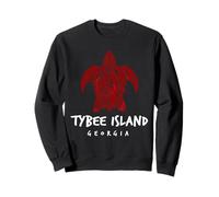 Tybee Island Georgia Tribal Sea Turtle Island Diseño Sudadera