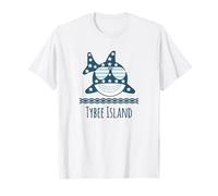 Tybee Island - Tiburón náutico para vela, barco Camiseta