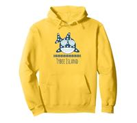 Tybee Island - Tiburón náutico para vela, barco Sudadera con Capucha