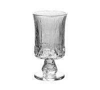 TYBGAU Boutique UK Copa de vidrio en relieve vintage de 9,5 oz, taza con textura de glaciar for té helado, jugo, cóctel, whisky, bar en casa