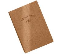 TYBGAU Boutique UK Cuaderno A5 de línea horizontal, cubierta de cuero PU con textura en relieve de naturaleza salvaje, 260 páginas for tomar notas, reuniones Diario(Caf)