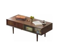 TYBGAU Boutique UK Mesa de té Vintage,Mesa de Centro de Madera Maciza para Sala de Estar,Mesas auxiliares con Almacenamiento para Sala de Estar,Muebles de Sala Mesa de sofá