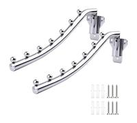 TYBGAU Boutique UK Perchero de Acero Inoxidable para Ropa, Perchero Plegable para Colgar Ropa Interior y Exterior, para lavandería, Dormitorio Montaje en Pared