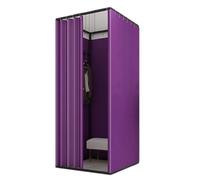 TYBGAU Boutique UK Un Vestuario portátil e Independiente con Cortinas Opacas duraderas. for Eventos al Aire Libre, centros comerciales y más. Vestidor(Lila,100x100x200cm)