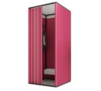 TYBGAU Boutique UK Un Vestuario portátil e Independiente con Cortinas Opacas duraderas. for Eventos al Aire Libre, centros comerciales y más. Vestidor(Rot,100x100x200cm)